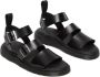 Dr Martens Gryphon sandals in brando leather with straps Dr. Martens Zwart - Thumbnail 8