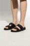 Dsquared2 Zwarte Sandaal Regular Fit Geschikt voor Warm Weer 100% Leer Black Heren - Thumbnail 3