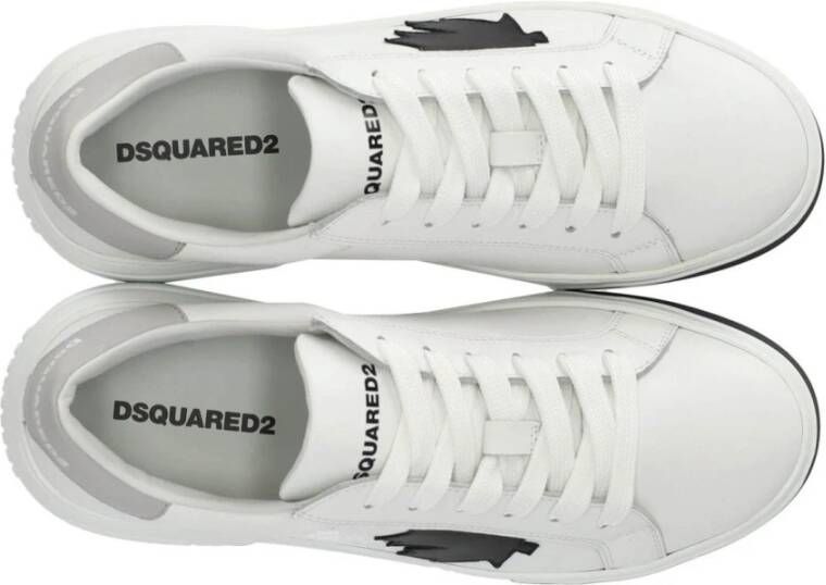 Dsquared2 Wit Grijs Bumper Sneaker White Heren