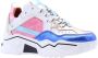 DWRS LABEL DWRS PLUTO sequins Pink Blue Dames Sneaker J5217 - Thumbnail 5