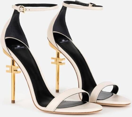 Elisabetta Franchi High Heel Sandals White Dames