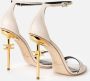 Elisabetta Franchi High Heel Sandals White Dames - Thumbnail 3