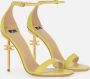 Elisabetta Franchi High Heel Sandals Yellow Dames - Thumbnail 2