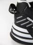 Emporio Armani EA7 Unisex Zwarte Witte Sneaker van Eco Leer Mesh Zwart Heren - Thumbnail 5