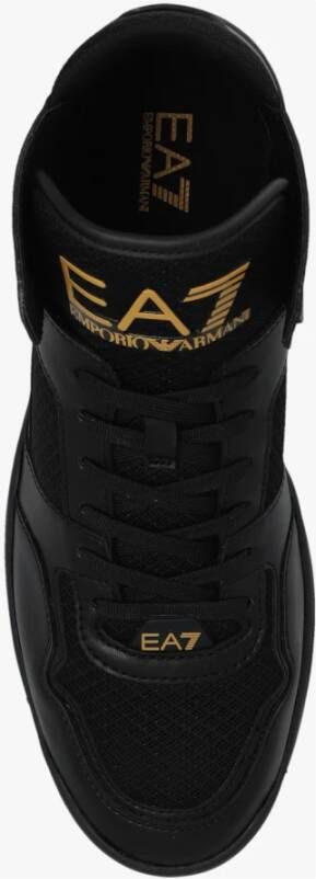 Emporio Armani EA7 Hoge sneakers Zwart Heren