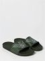 Emporio Ar i Platte schoenen met groot logo Groen geluid Green - Thumbnail 5