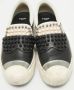 Fendi Vintage Pre-owned Leather sneakers Black Dames - Thumbnail 3