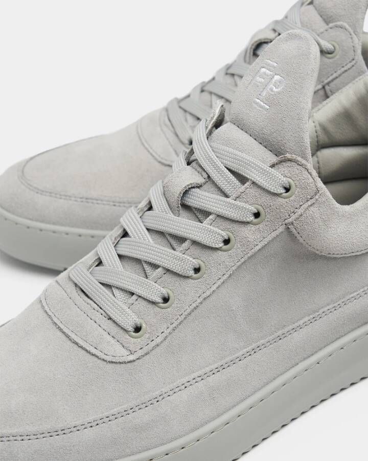 Filling Pieces Low Top Suede All Grey Gray Unisex