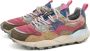 Flower Mountain Suede and technical fabric sneakers Yamano 3 Woman Pink Dames - Thumbnail 16