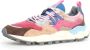 Flower Mountain Suede and technical fabric sneakers Yamano 3 Woman Pink Dames - Thumbnail 4