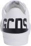 Gcds Witte Logo Sneakers Veters Rubberen Zool White - Thumbnail 7