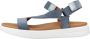 Geox Stijlvolle platte sandalen voor vrouwen Blue Dames - Thumbnail 4
