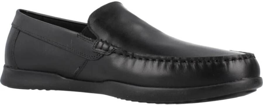 Geox Stijlvolle Comfortabele Loafers Black Heren