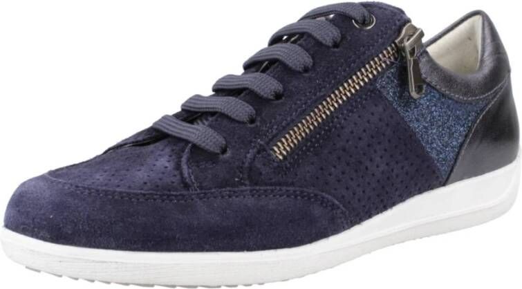Geox Stijlvolle Dames Casual Sneakers Blue Dames