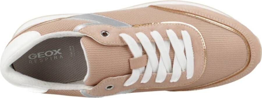 Geox Stijlvolle Casual Sneakers voor Vrouwen Pink Dames