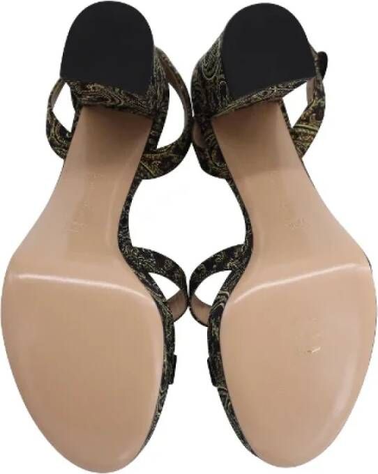 Gianvito Rossi Pre-owned Cotton sandals Multicolor Dames