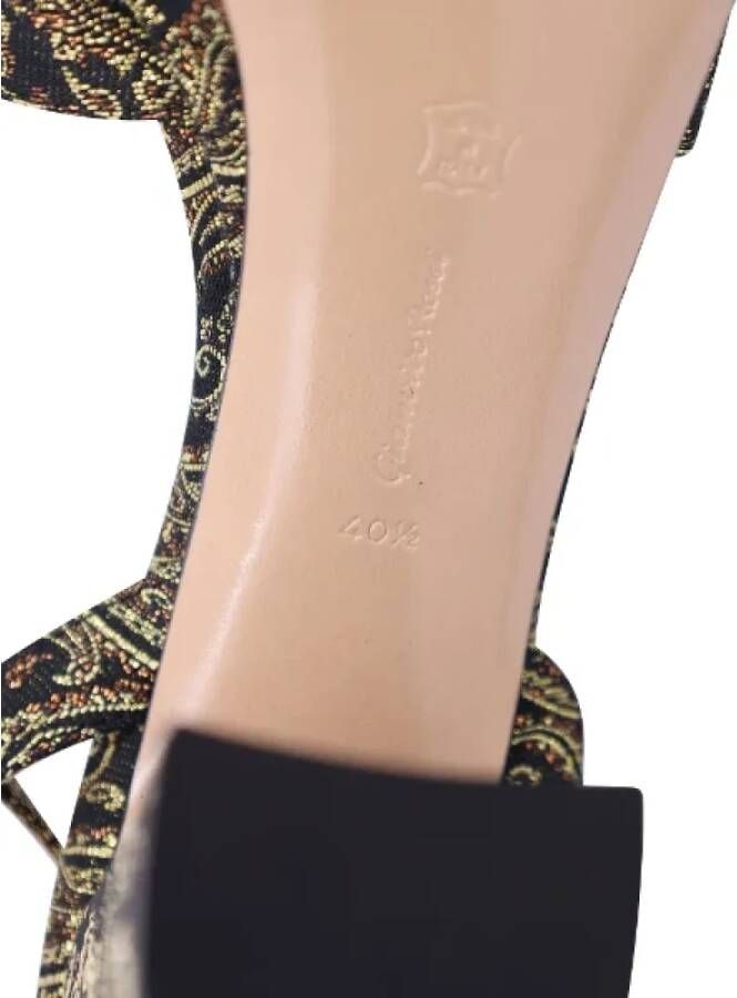 Gianvito Rossi Pre-owned Cotton sandals Multicolor Dames