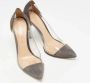 Gianvito Rossi Pre-owned Suede heels Gray Dames - Thumbnail 4