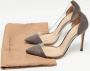 Gianvito Rossi Pre-owned Suede heels Gray Dames - Thumbnail 9