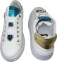 Gio+ Italiaanse Wit Goud Platform Sneakers White Dames - Thumbnail 3