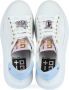 Gio+ Leren Sneakers met Contrast Inzetstukken White Dames - Thumbnail 5