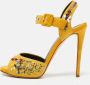 Giuseppe Zanotti Pre-owned Suede sandals Yellow Dames - Thumbnail 2