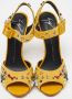 Giuseppe Zanotti Pre-owned Suede sandals Yellow Dames - Thumbnail 3