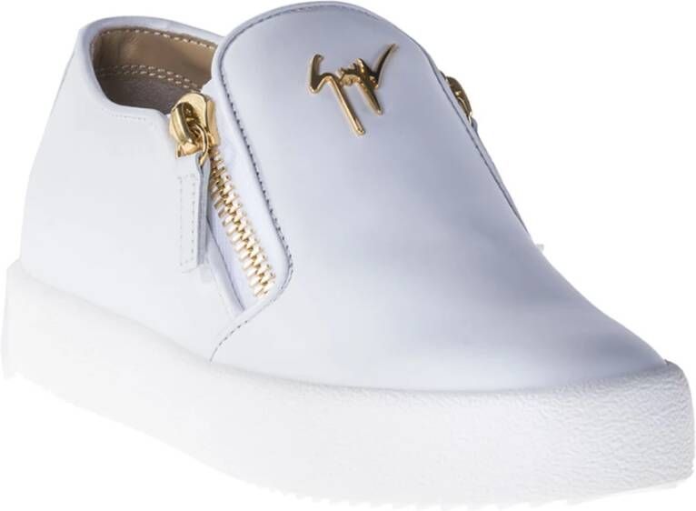 giuseppe zanotti Witte Logoball Sneakers White Dames