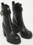 Givenchy Pre-owned Leather boots Black Dames - Thumbnail 4