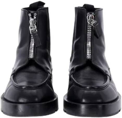 Givenchy Pre-owned Leather boots Black Heren