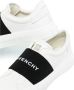 Givenchy Leren Sneakers Zwart Wit Logo Rubber White Dames - Thumbnail 11