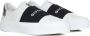 Givenchy Zwarte Slip-on Sneakers met Geborduurd Handtekening Zwart Dames - Thumbnail 2