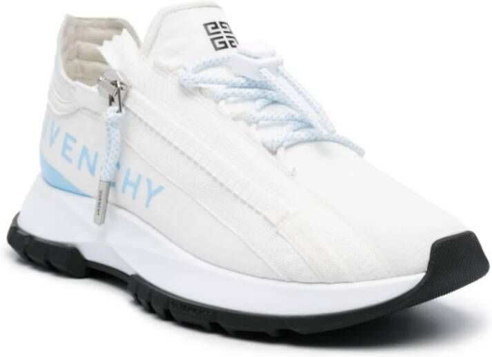 Givenchy Witte Logo Print Sneakers White Dames