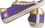 Golden Goose Purple Leather Sneaker Purple Dames - Thumbnail 4