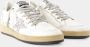Golden Goose Witte Ballstar Sneakers met Glitter Ster en Hak White Dames - Thumbnail 8