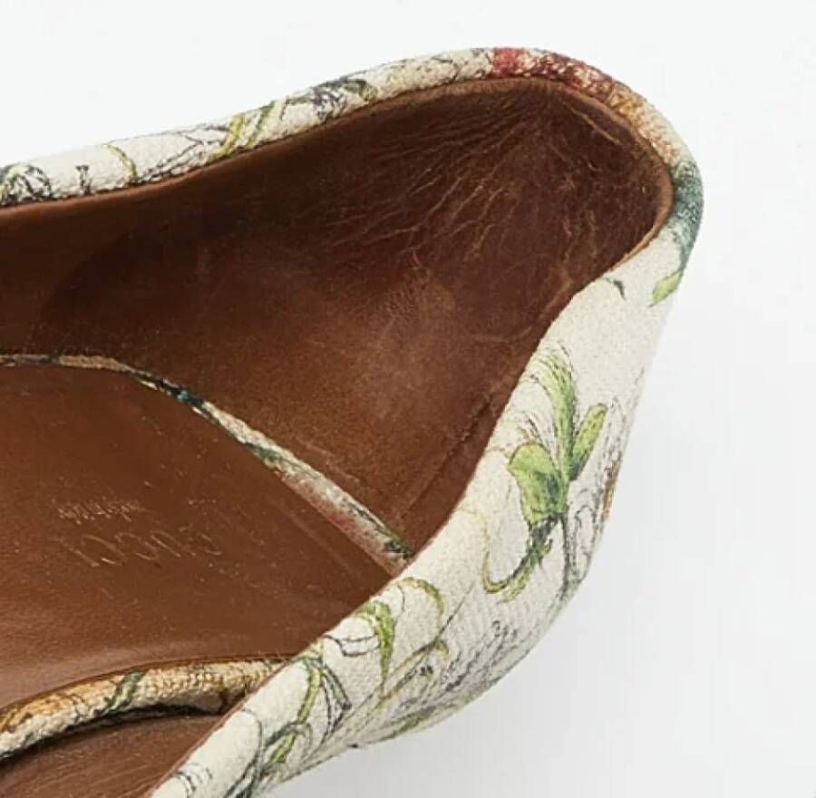Gucci Vintage Pre-owned Canvas heels Multicolor Dames