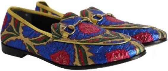 Gucci Vintage Pre-owned Fabric flats Multicolor Dames