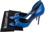 Gucci Vintage Pre-owned Leather heels Blue Dames - Thumbnail 7