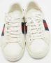 Gucci Vintage Pre-owned Leather sneakers White Heren - Thumbnail 3