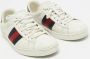 Gucci Vintage Pre-owned Leather sneakers White Heren - Thumbnail 4