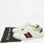 Gucci Vintage Pre-owned Leather sneakers White Heren - Thumbnail 9