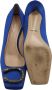Gucci Vintage Pre-owned Satin heels Blue Dames - Thumbnail 5