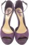 Gucci Vintage Pre-owned Suede sandals Purple Dames - Thumbnail 2