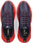 Hide&Jack Blauw Leren Logo Sneaker Speedbump Multicolor Dames - Thumbnail 4