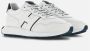 Hogan Witte Sneakers met Marineblauw Detail White Heren - Thumbnail 4