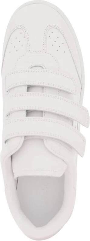 Isabel Marant Étoile Beth Leren Sneakers met Logo Detail White Dames - Foto 3