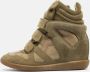 Isabel Marant Pre-owned Suede sneakers Green Dames - Thumbnail 2