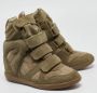 Isabel Marant Pre-owned Suede sneakers Green Dames - Thumbnail 4
