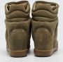 Isabel Marant Pre-owned Suede sneakers Green Dames - Thumbnail 5