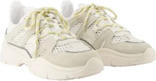 Isabel Marant Pre-owned Witte Leren Kindsay-gd Sneakers White Dames